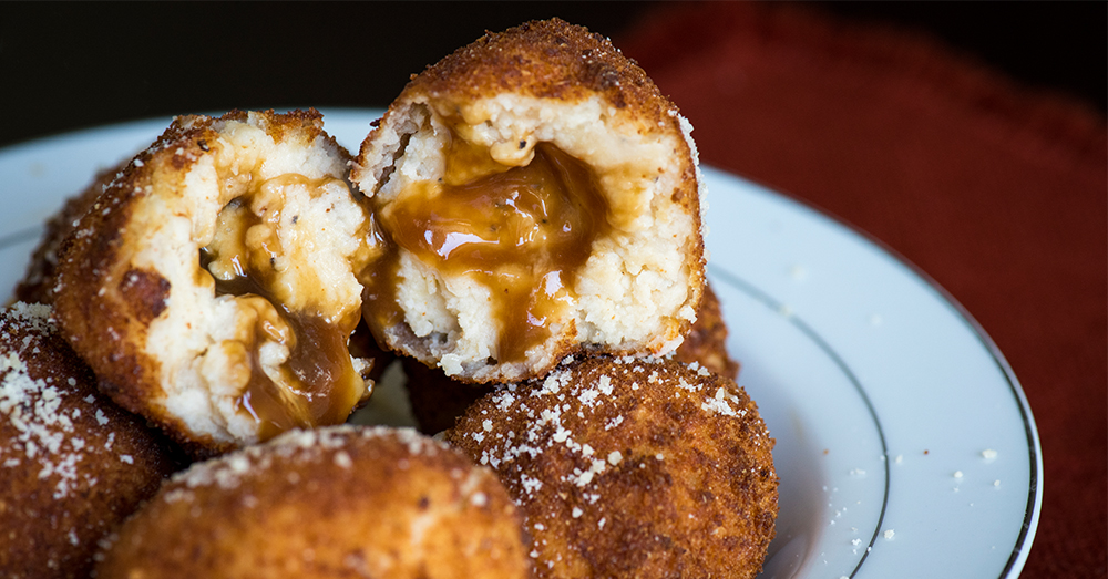 Fried Mashed Potato and Gravy Bombs - Grizzly Fare